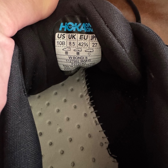 Hoka Bondi Shoes Size 10 /S34x23|v663|w252 - Picture 3 of 7